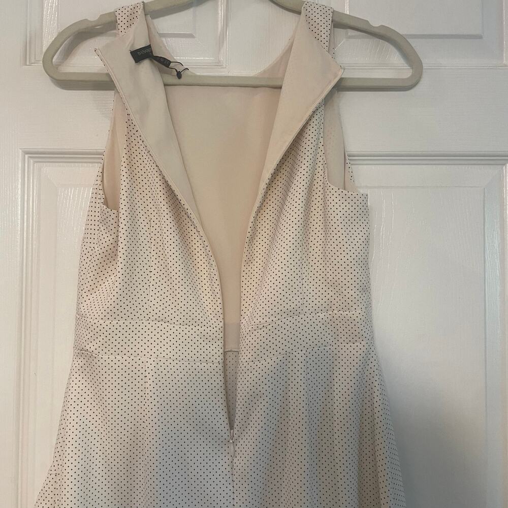 Banana Republic Factory PRINT RUFFLE-HEM SHEATH DRESS size 6P - Picture 10 of 15